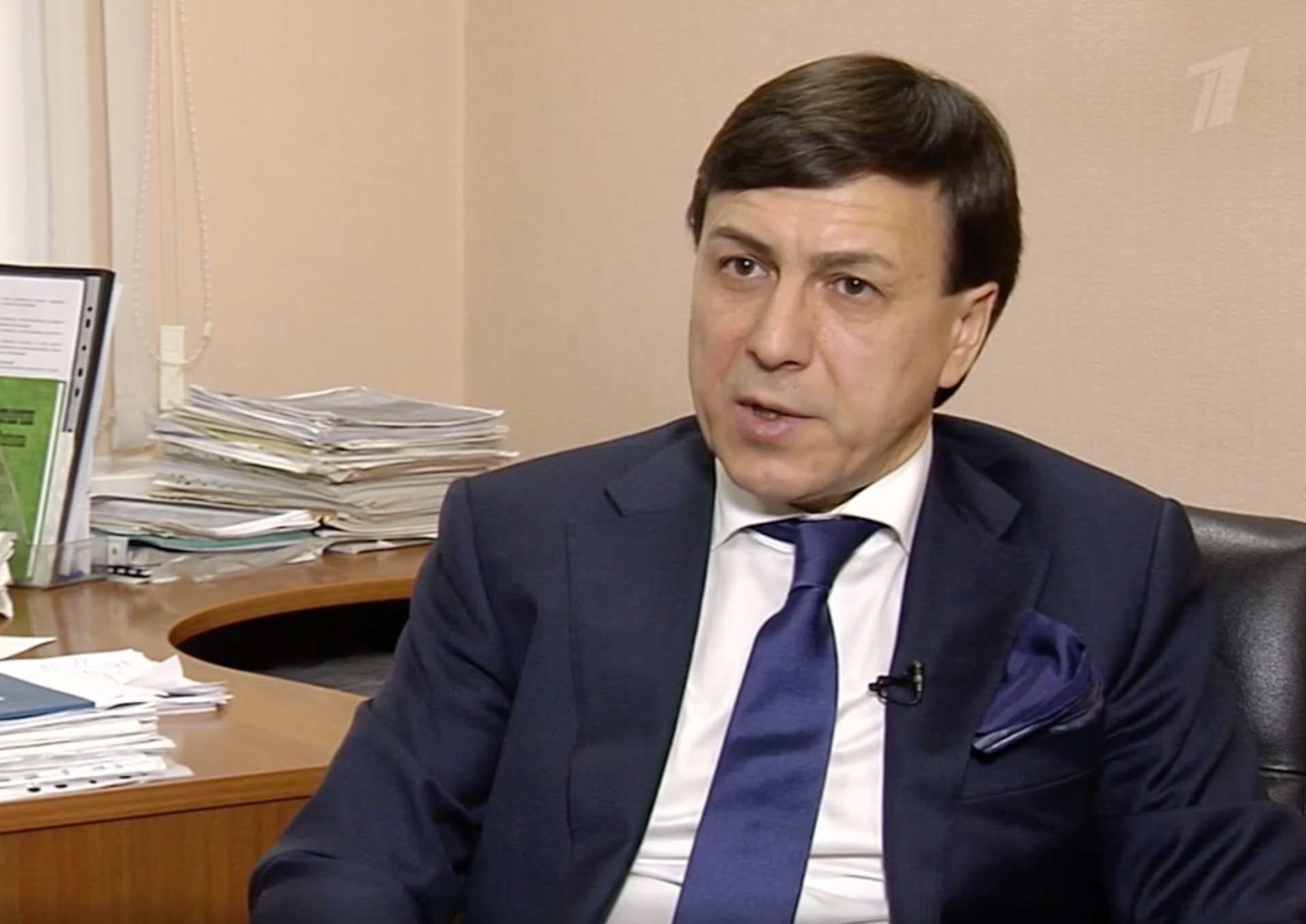 Янис Юкша на «Первом канале»