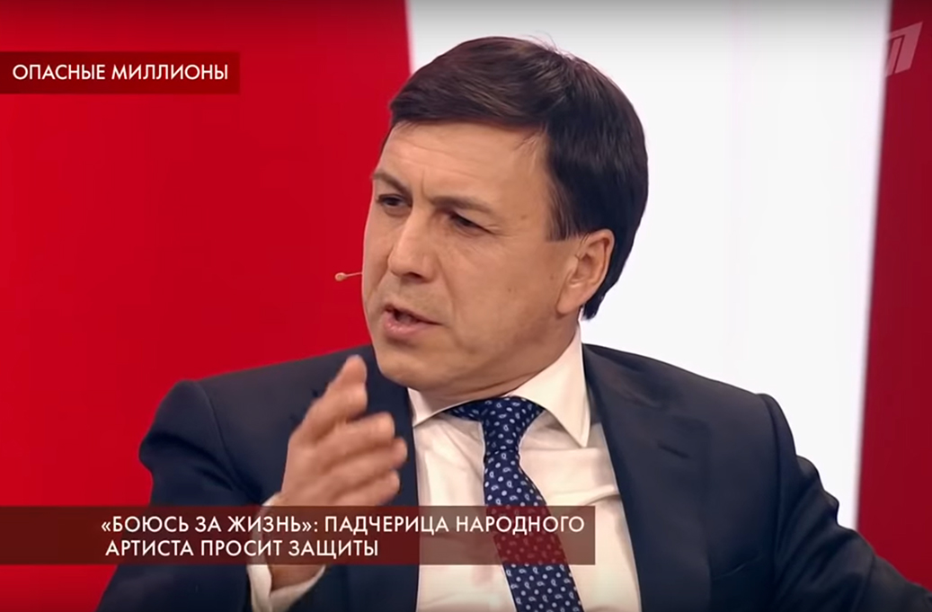 Янис Юкша на «Первом канале», «Пусть говорят»